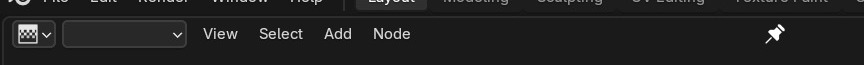 Beide dropdowns leeg: geen Texture-type gekozen én geen datablock geselecteerd — de meest voorkomende reden dat deze editor 'niets toont'.