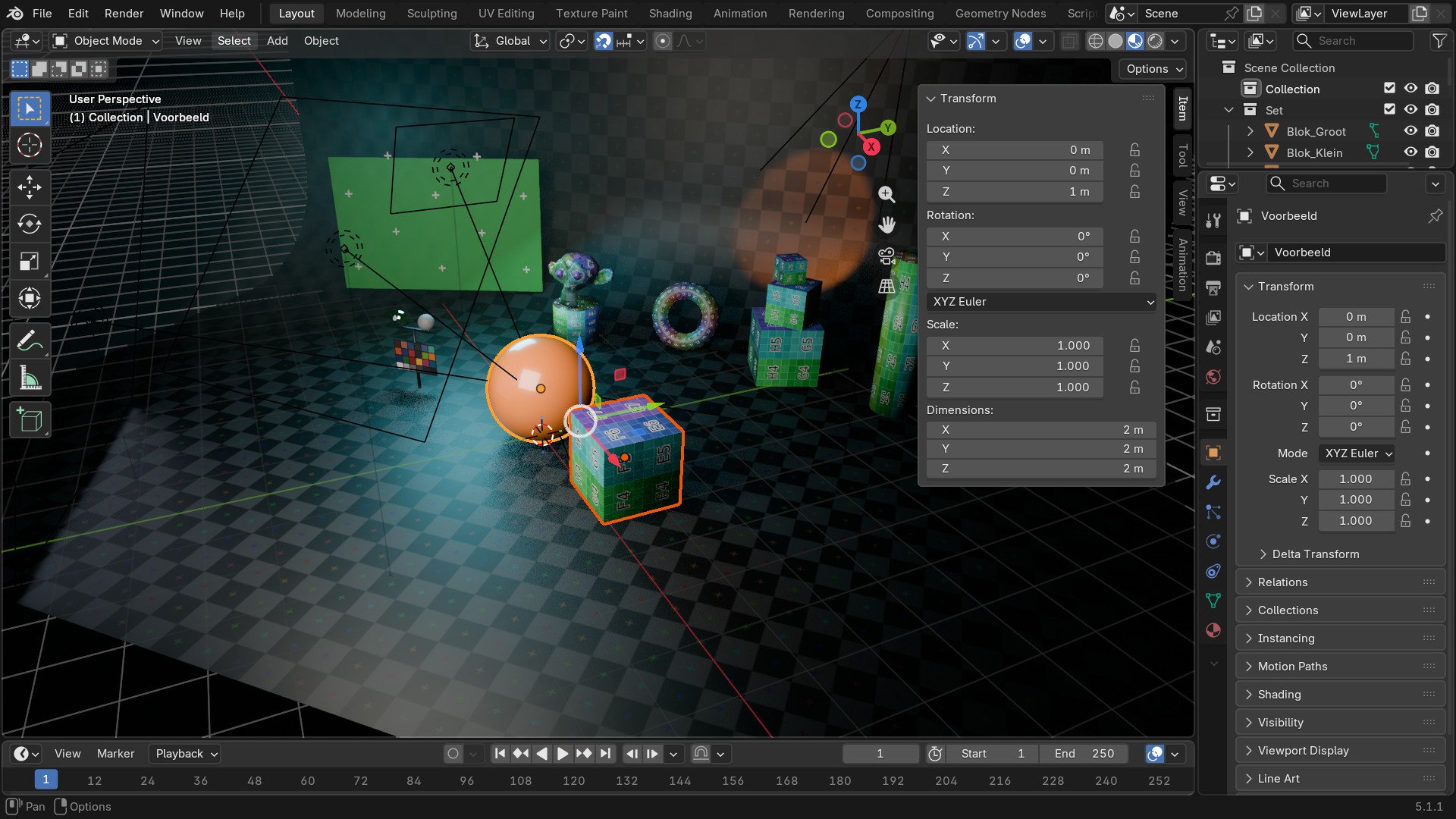 Het magneet-icoon in de header van de 3D Viewport, met het Snap-dropdownmenu open.