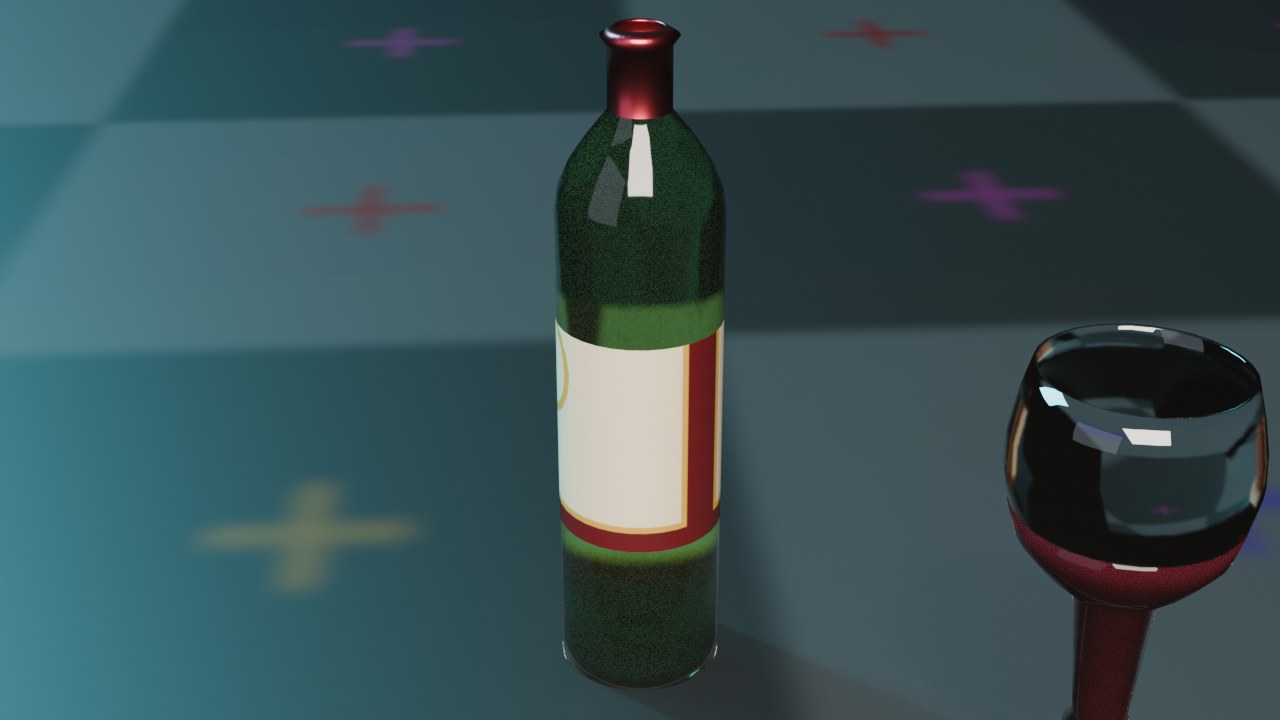 Het etiket op de fles