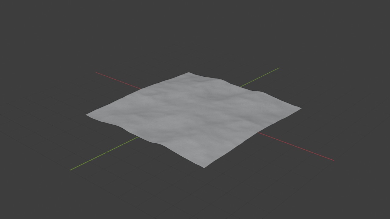 Voeg de Ocean-modifier toe