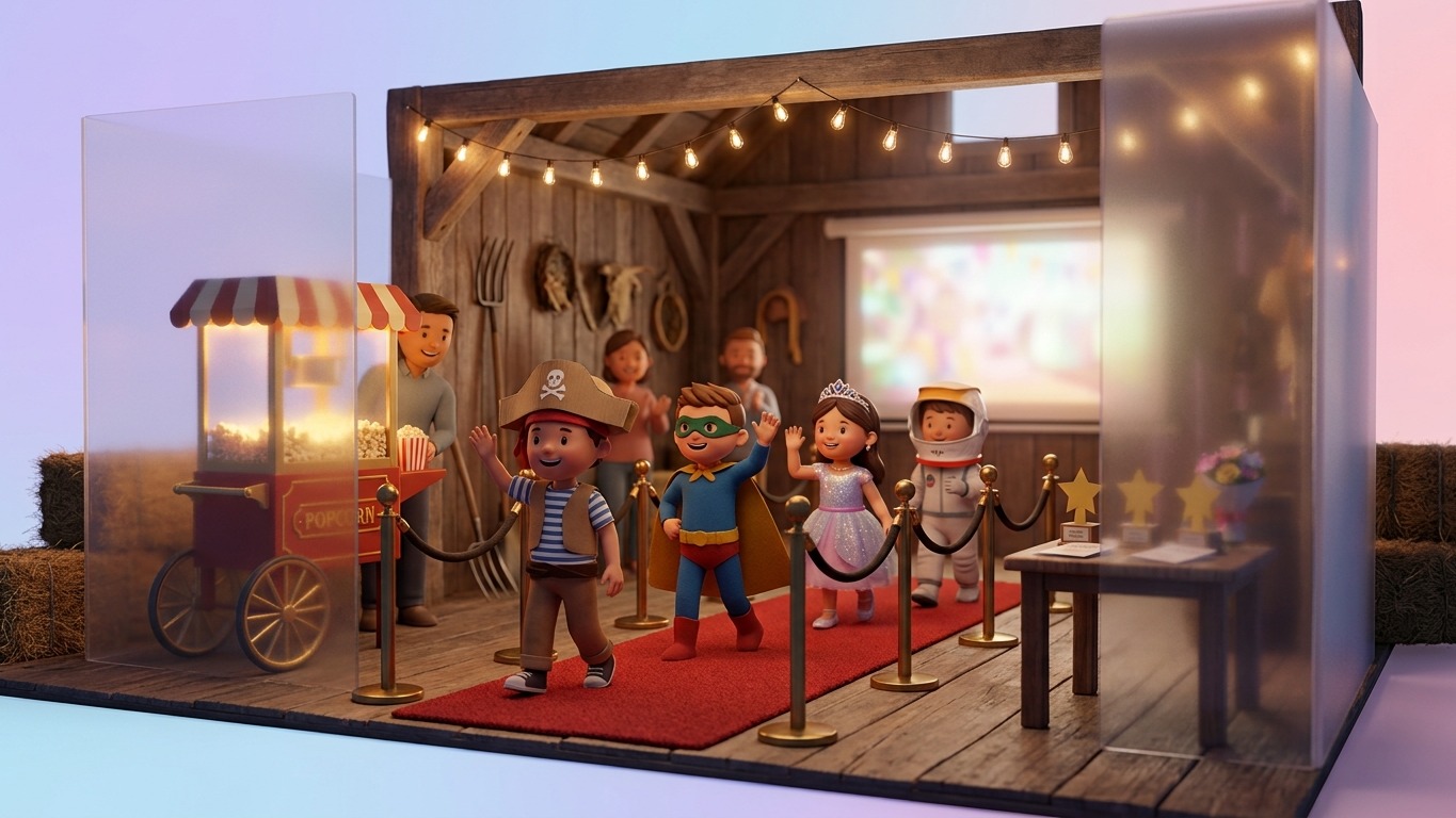 De première-avond: rode loper, popcornbar en een klein filmfestival voor de ouders
