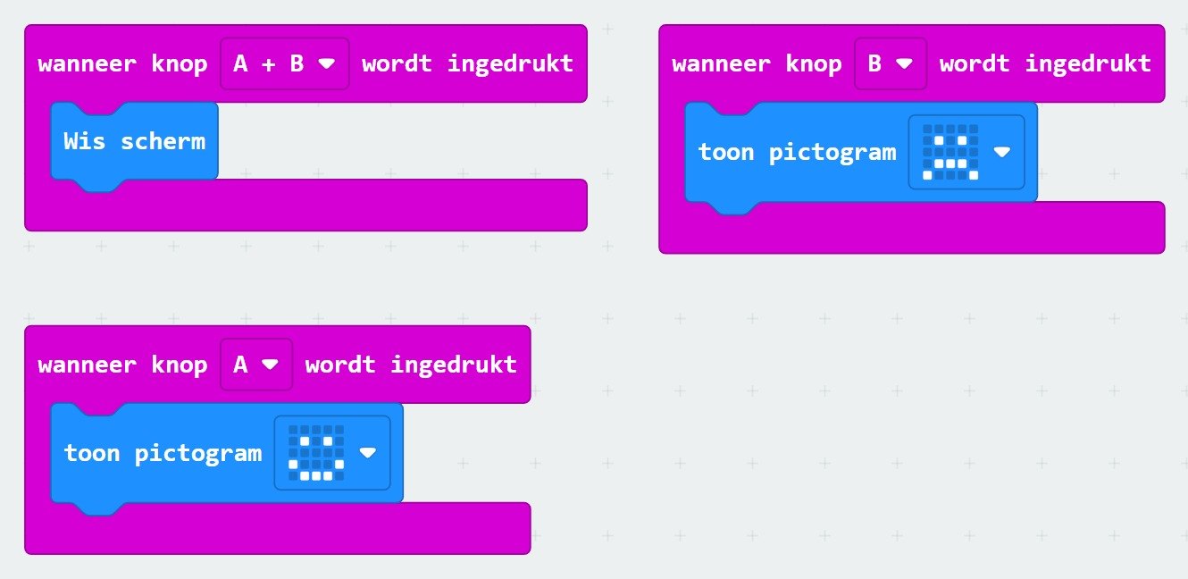 Jouw blokken in MakeCode