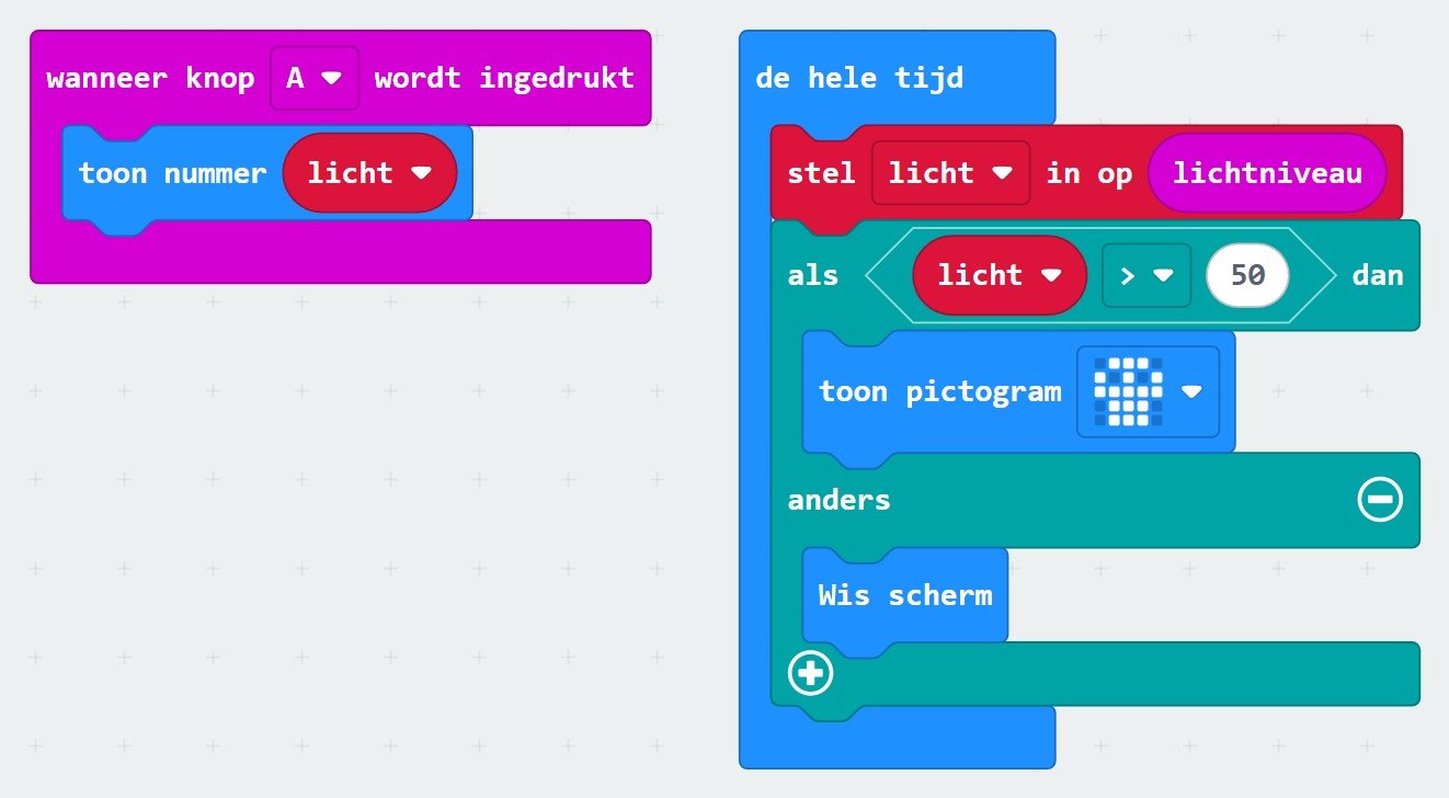 Jouw blokken in MakeCode