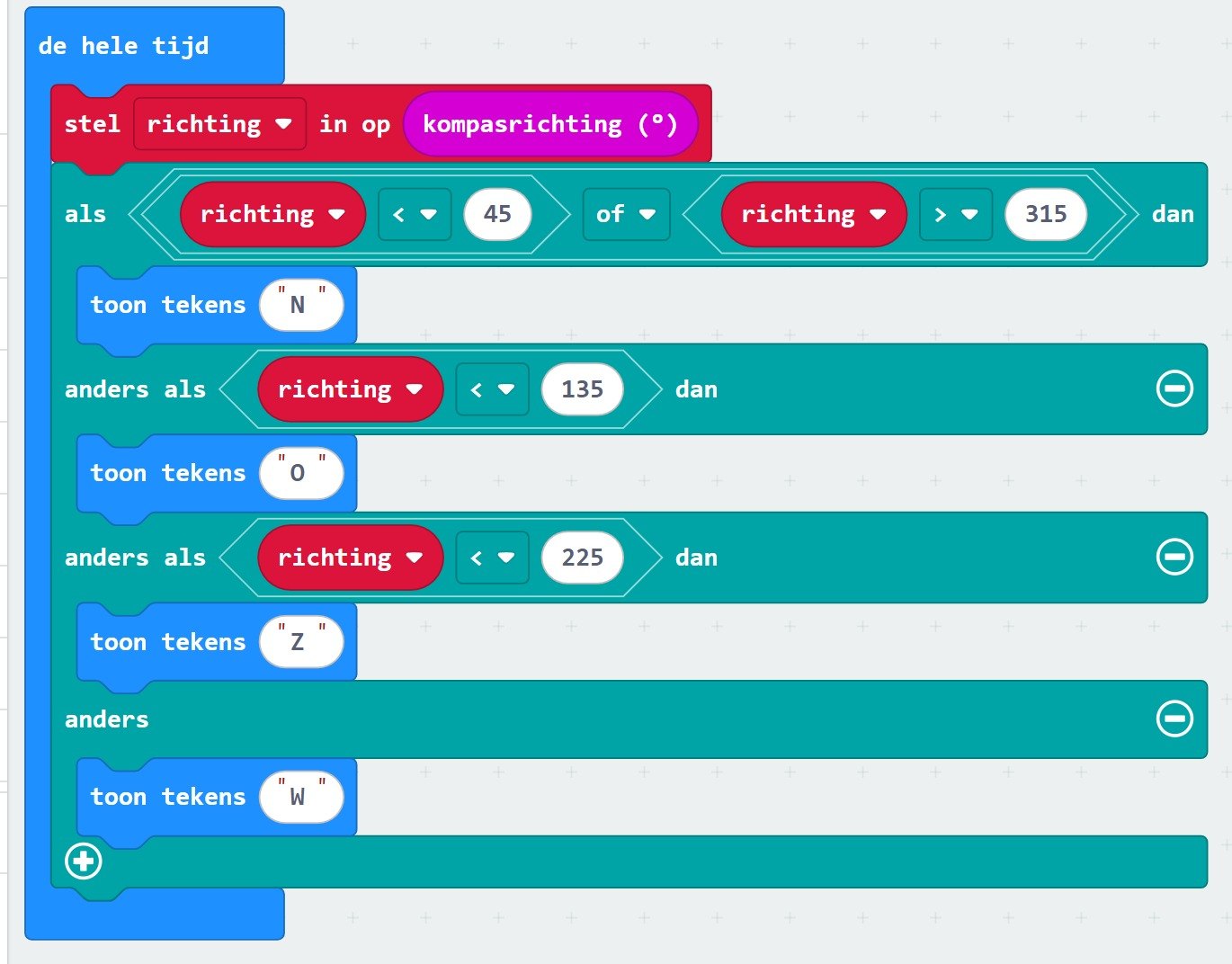 Jouw blokken in MakeCode