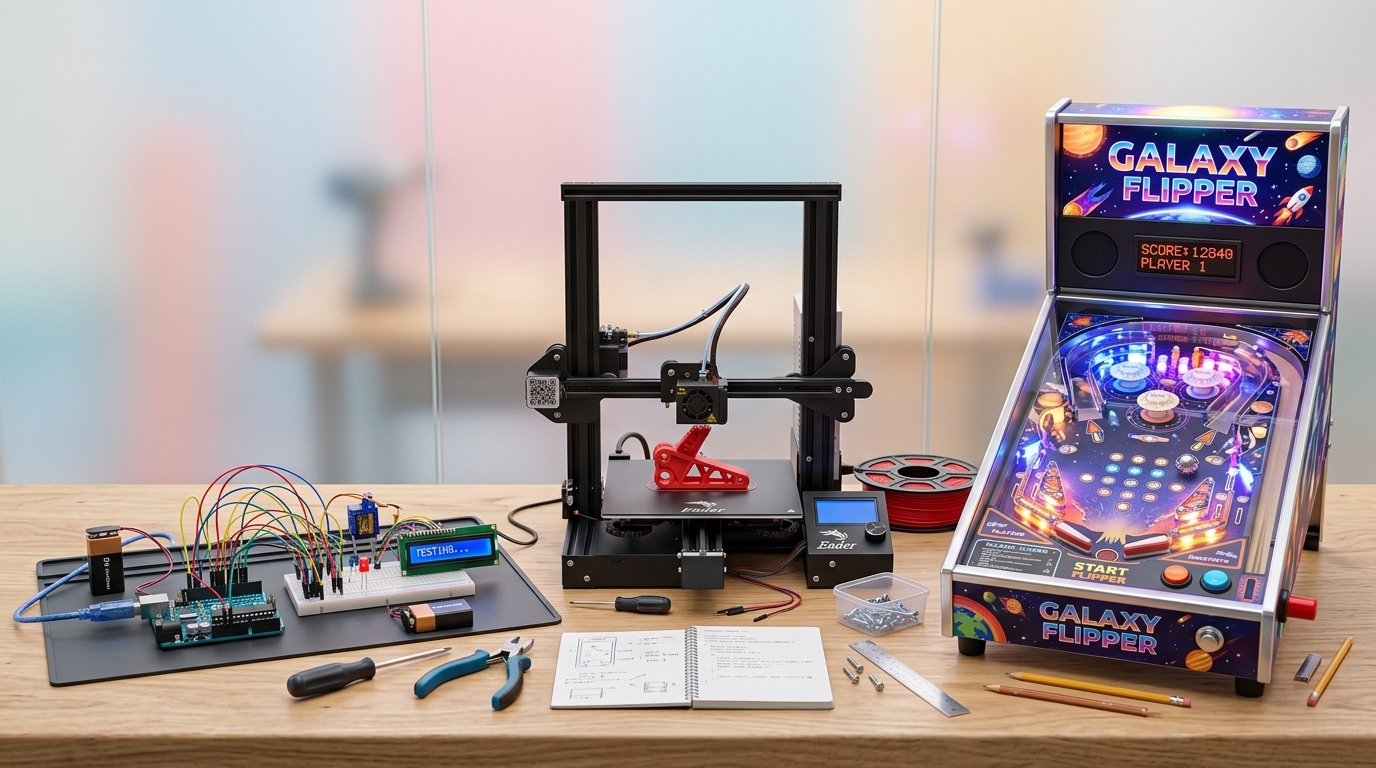 Sfeerbeeld: van Arduino tot eigen flipperkast