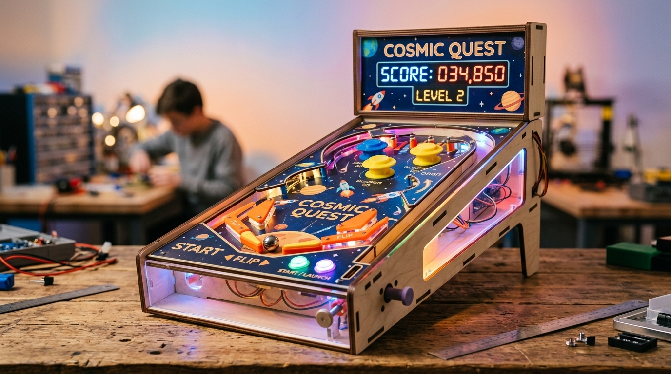 Level 5: de eigen tafelflipperkast op de Arcade-dag