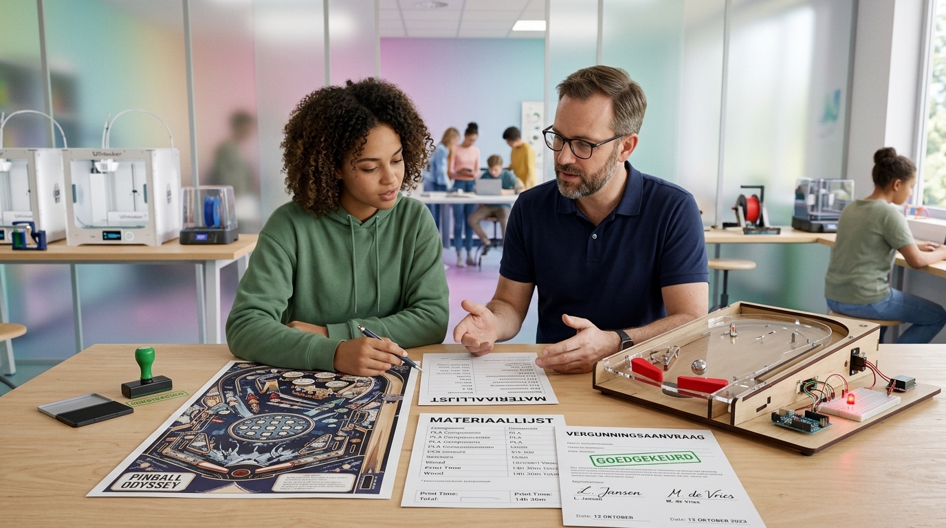 Het vergunningsgesprek: ontwerp, materiaallijst en printtijd samen doornemen