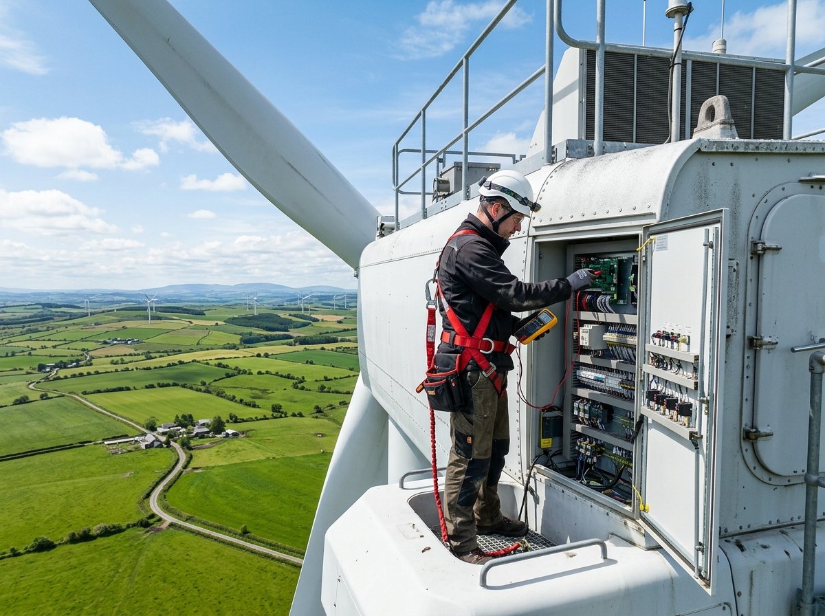 Technicus windturbines: meten en herstellen op grote hoogte.