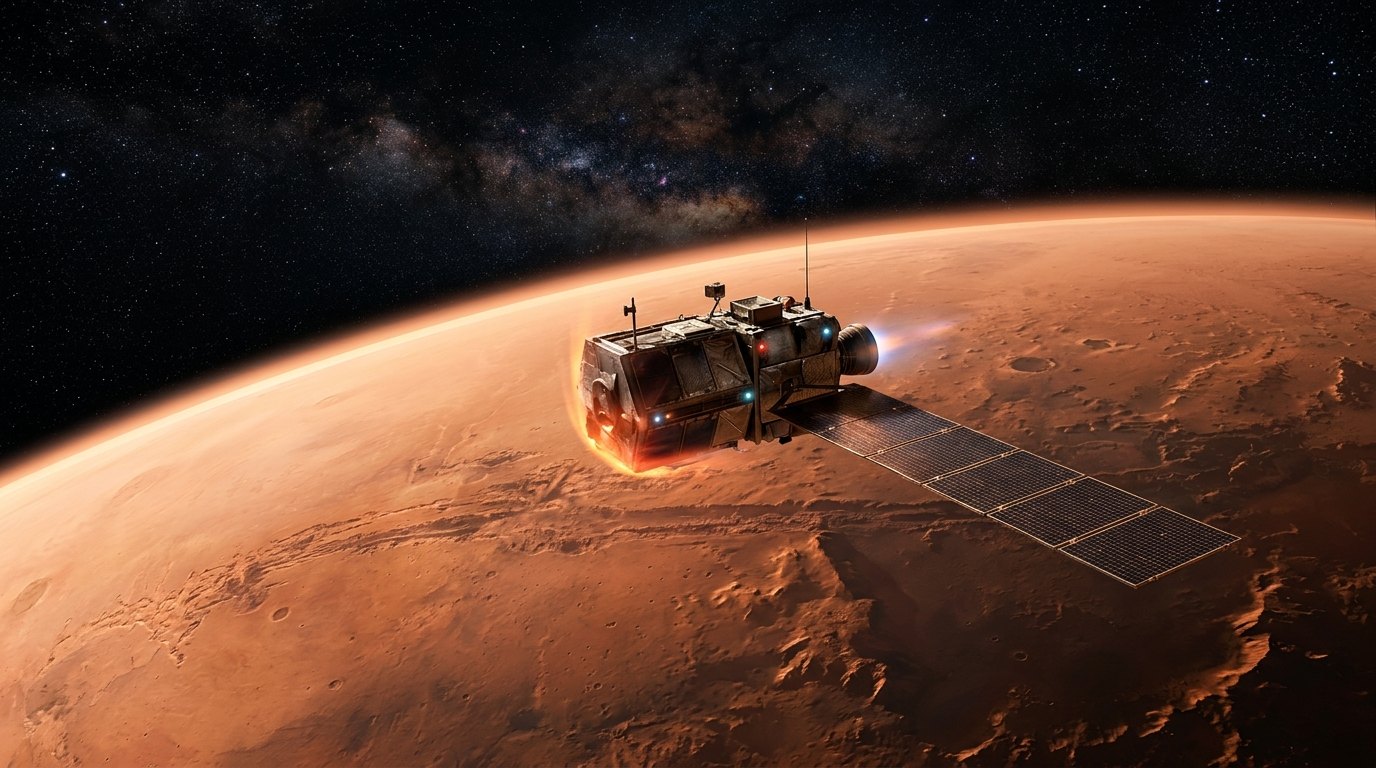 Een sonde die te diep in de atmosfeer van Mars dook, door een verwisseling van eenheden.