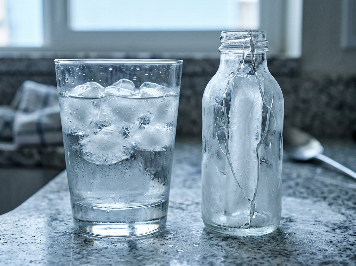 IJs drijft en een bevroren fles barst: water gedraagt zich anders dan het eenvoudige model voorspelt.