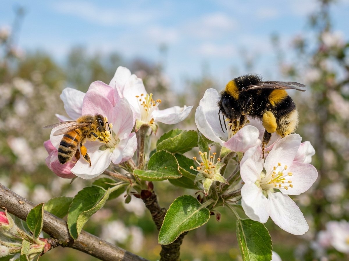 Zonder bestuivers geen appels: een dienst van het ecosysteem waarvoor niemand een factuur krijgt.