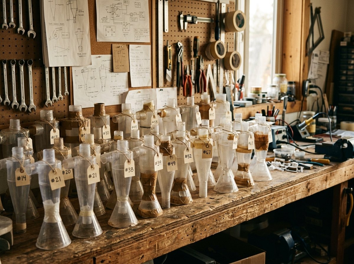 Elk prototype een genummerde les: wat werkt, wat niet, en wat de volgende keer anders moet.